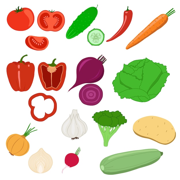 Collection of vegetables