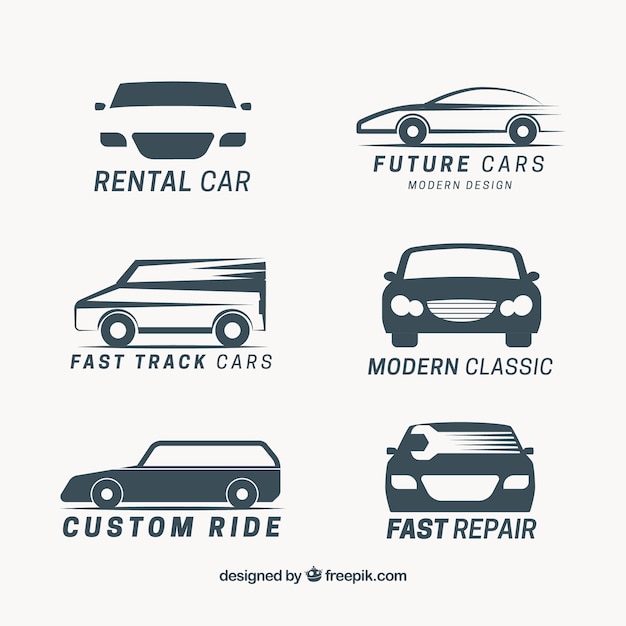 Collection of vehicle logos
