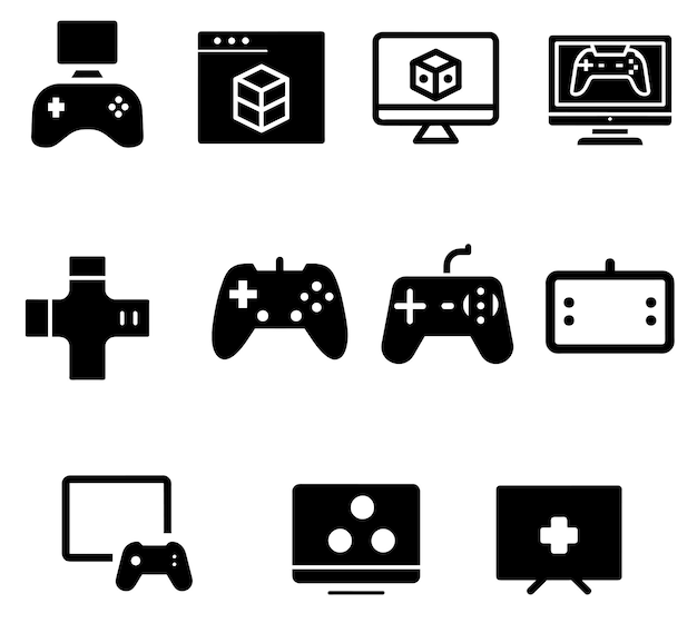 ビデオゲームに関連する画像の集まりその上に数字5がある画像を含む