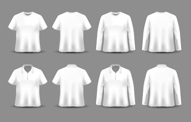 a collection of white shirts with a white shirt