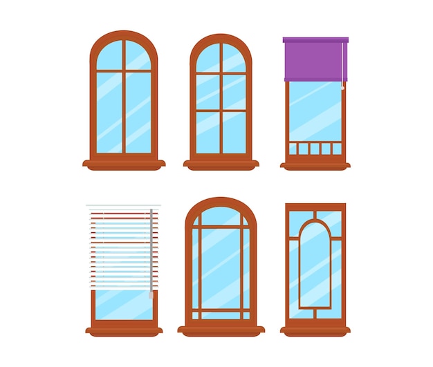 Vector collection of windows