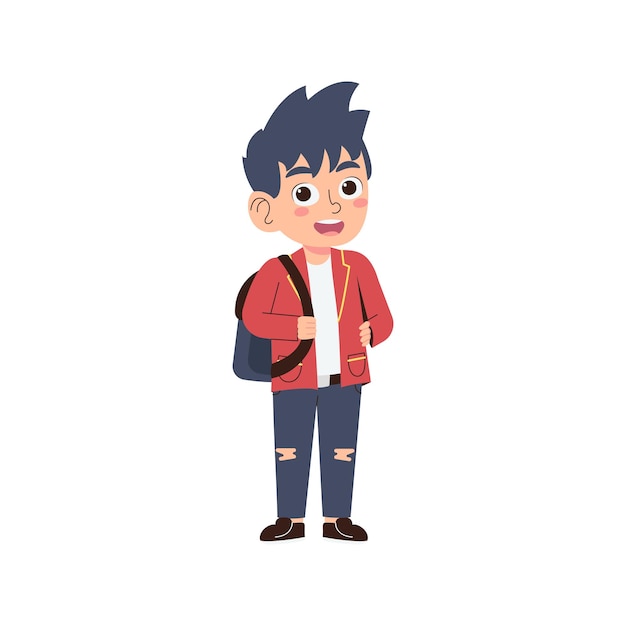 College Boy Illustration