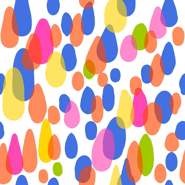 Colofrul Rain. Decorative seamless pattern. Repeating background. Tileable wallpaper print.