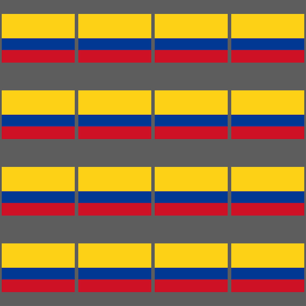 Colombia flag pattern 4