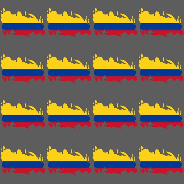 Colombia flag pattern 5