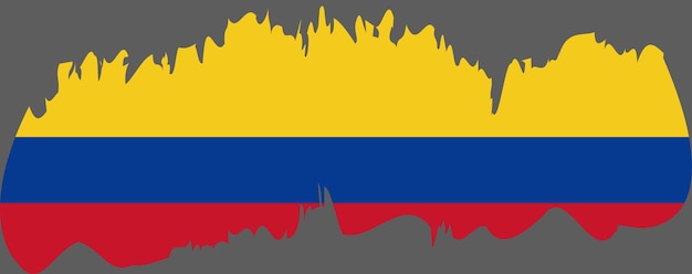Colombia flag vector 15