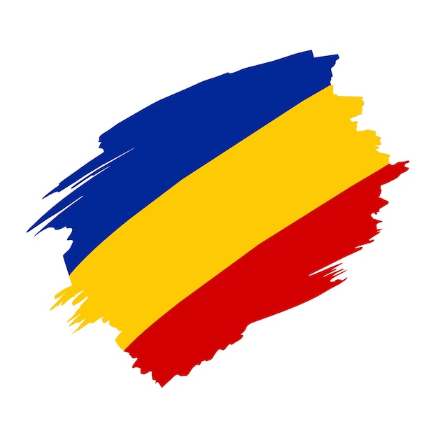 Vector a colombia flag with a red yellow and blue colors