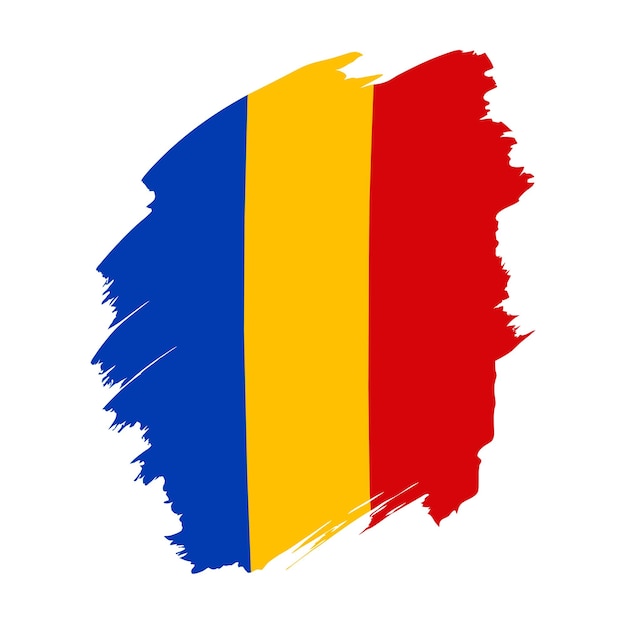 Vector a colombia flag with a red yellow and blue colors