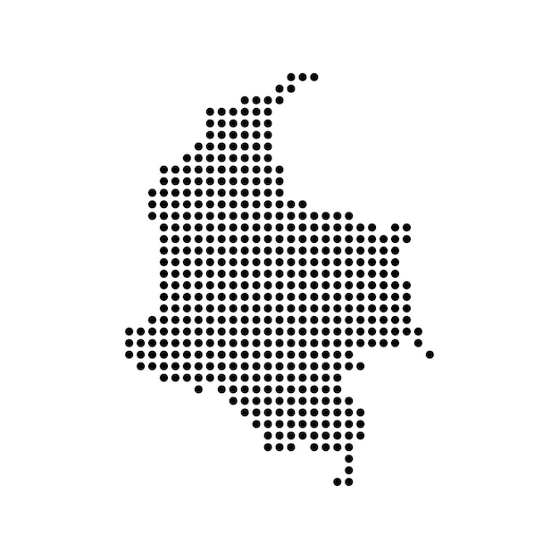 コロンビアの地図アイコン