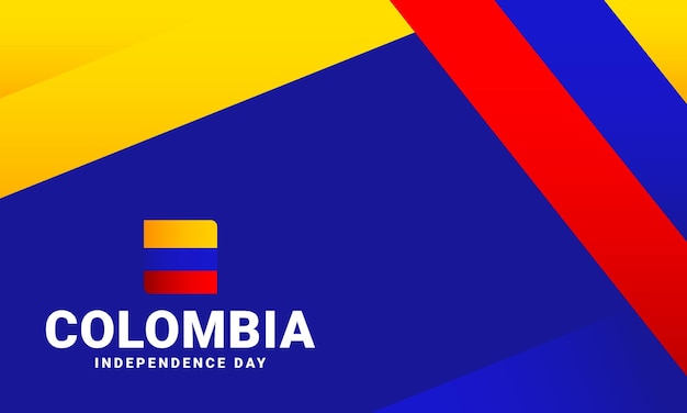 Colombia Onafhankelijkheidsdag evenement vieren achtergrond