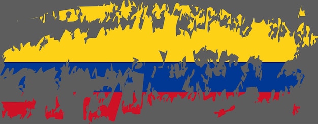 Colombiaanse vlag vector 9