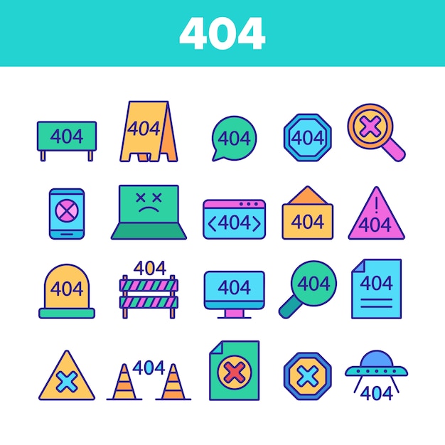 Color 404 HTTP Error 