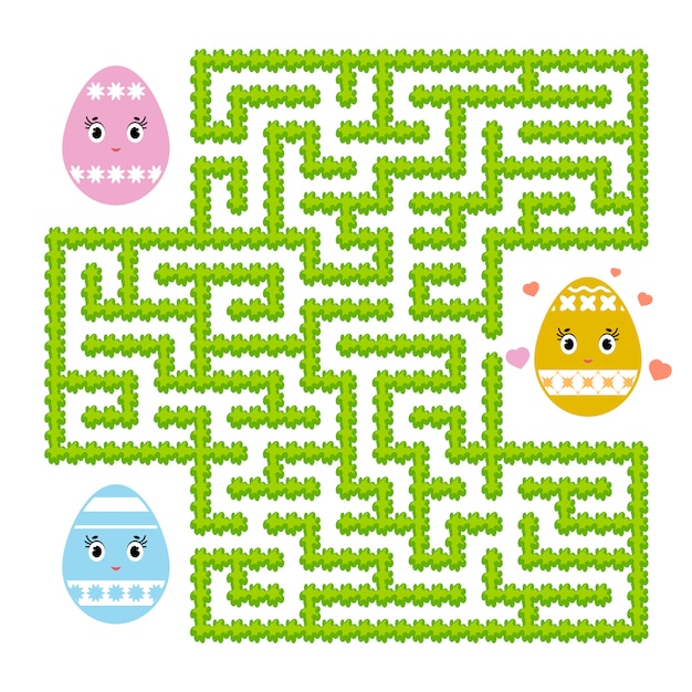 Labirinto astratto di colore. fogli di lavoro per bambini. pagina delle attività. puzzle di gioco per bambini.