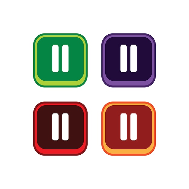 color app icon button game asset theme vector