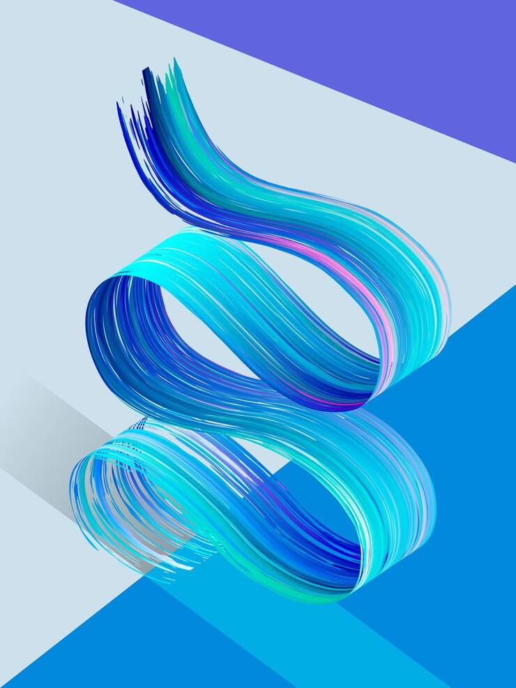 Vector color brushstroke acrylic paint design element modern art banner vector