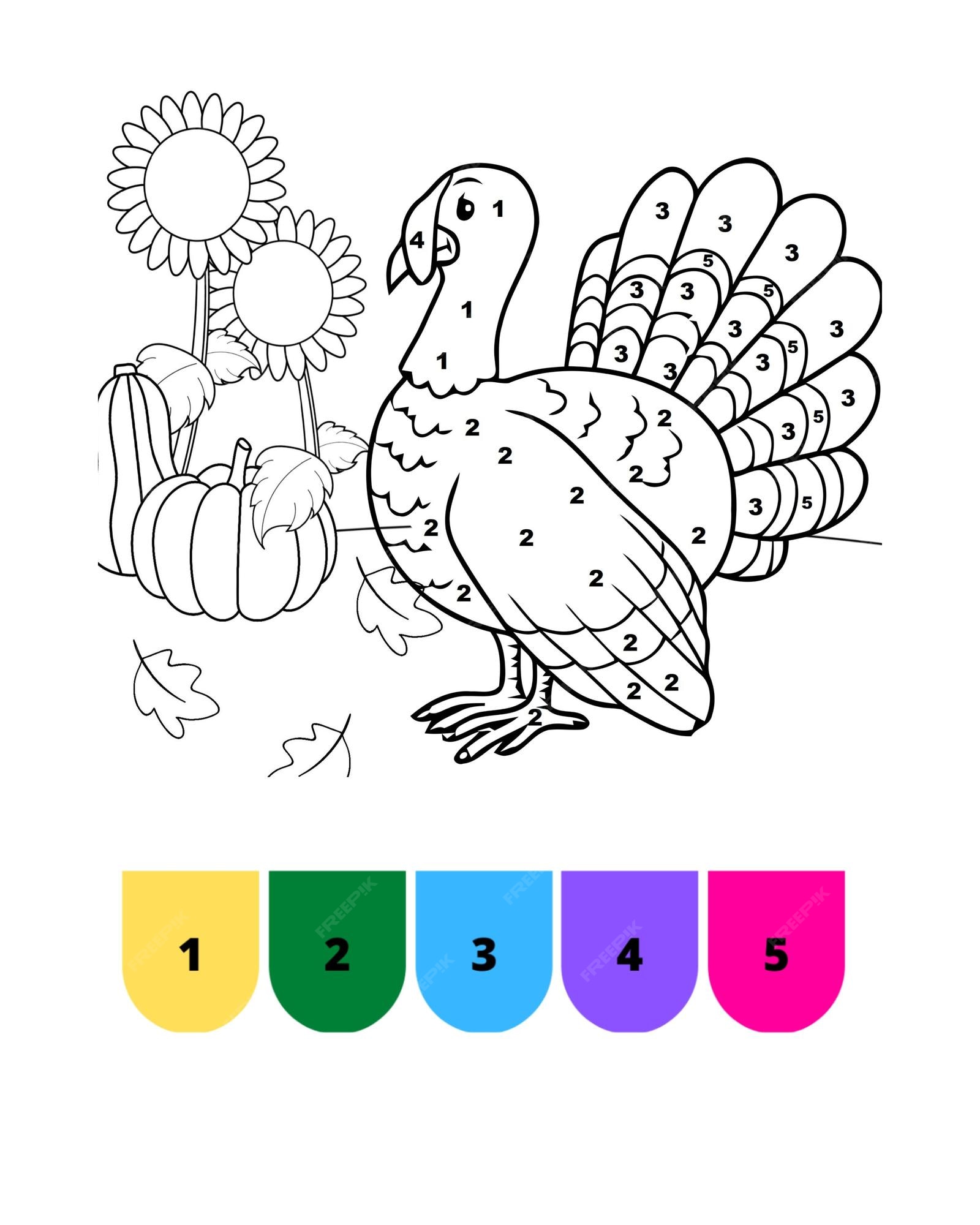 premium-vector-color-by-number-thanksgiving-coloring-pages