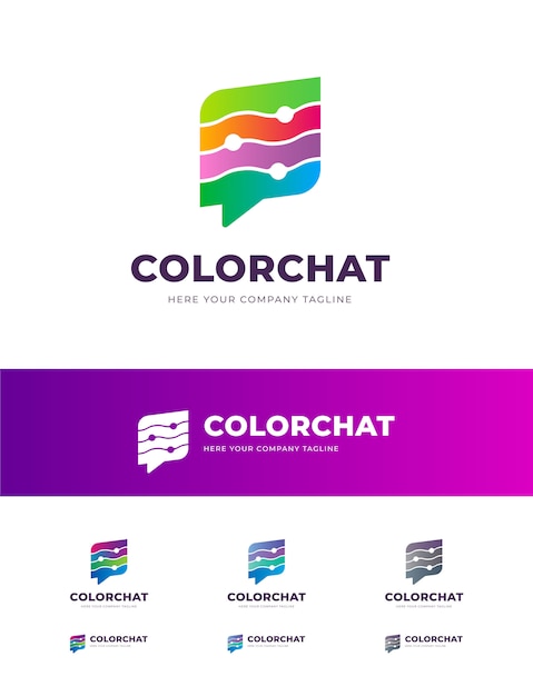 Color chat logo