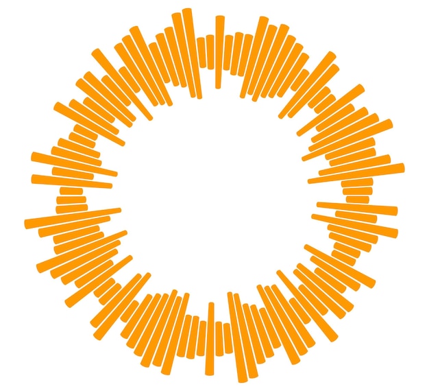 Вектор Эквалайзер цветового круга на белом фоне06