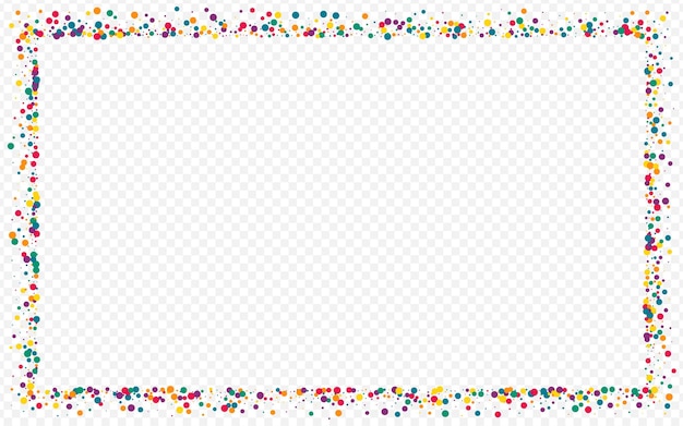 Confetti Clipart Border