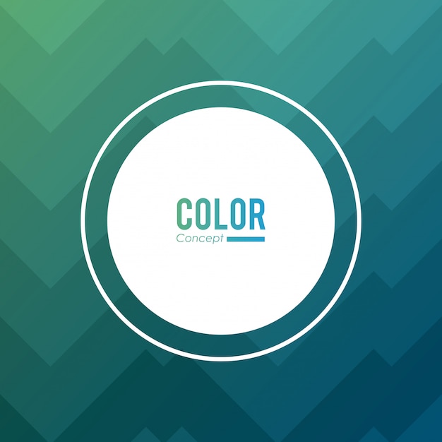 Color concept background frame