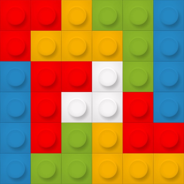 Color constructor blocks seamless background