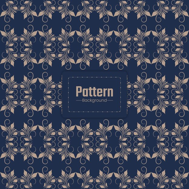 Color floral elements geometric pattern background vector graphics design