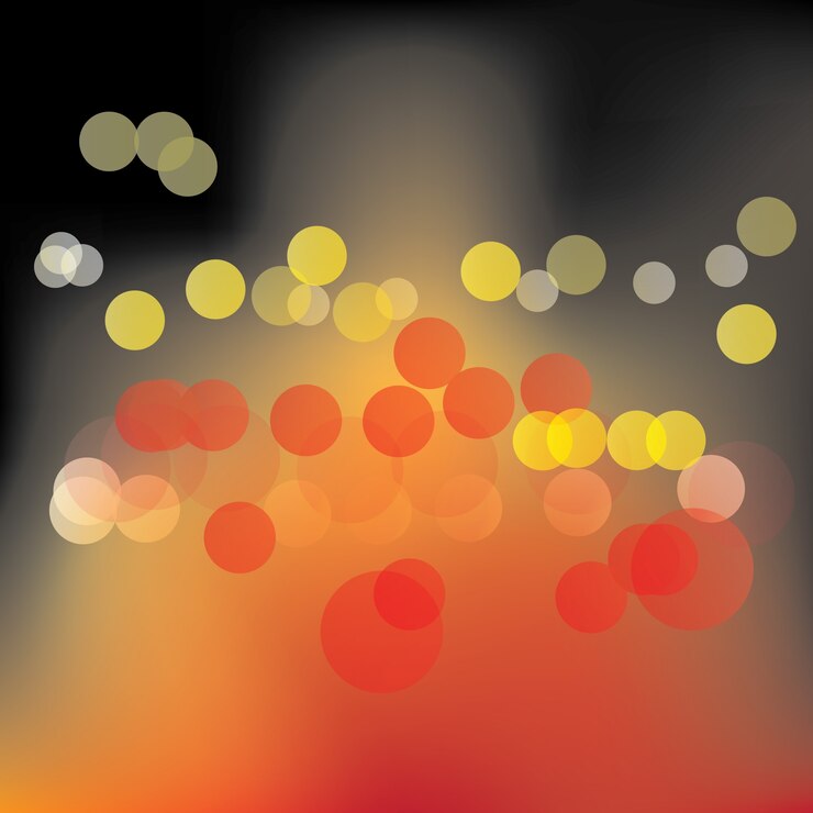 Vector color full abstract bokeh background