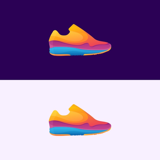 Color full Shoe Premium Logo