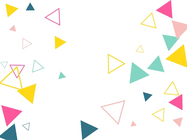 Color geometric background with triangles Vector illustration EPS 10