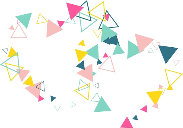 Color geometric background with triangles Vector illustration EPS 10