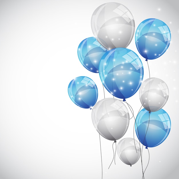 Color glossy balloons