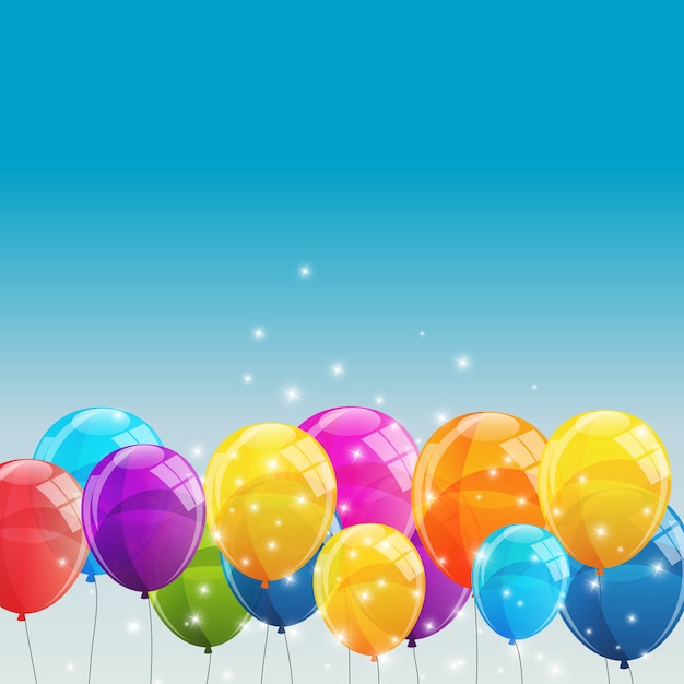 Color Glossy Balloons