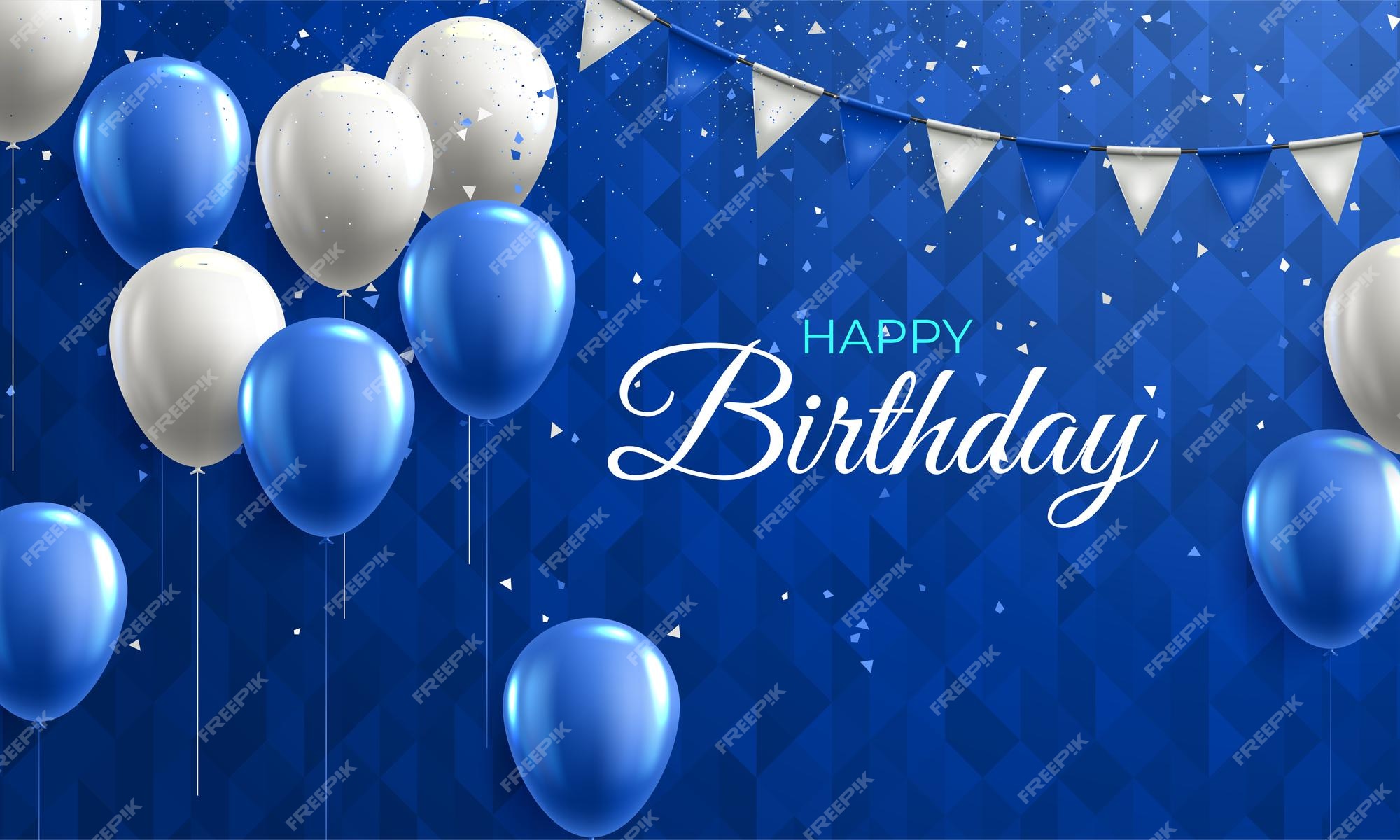 Tổng hợp 500 Happy birthday background blue Độc đáo và thiết thực