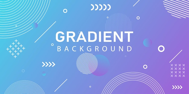 color gradient background with geometric elements