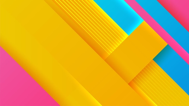 Color gradient backgrounds abstract geometric square patterns vector trendy line design Simple minimal elements in line color gradient modern pattern background