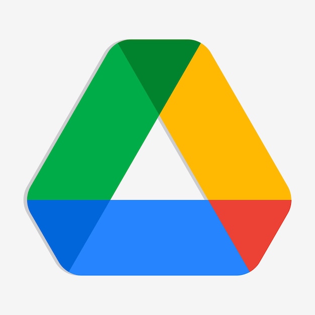 Vettore colore verde blu giallo diagramma di forma colorato triangolo moderno logo icona segno file inviare documento