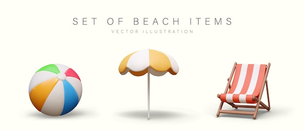 Color isolated illustrations concept of rest near sea ocean