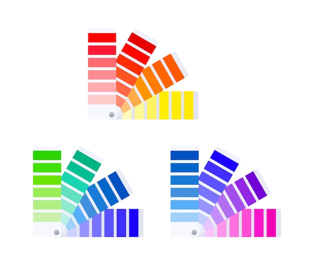 Карточки подбора цветов руководство по цветам с палитрой образцов красок