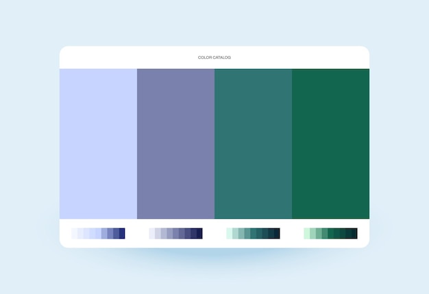 Vector color palette 17