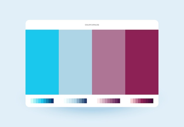 Vector color palette 22