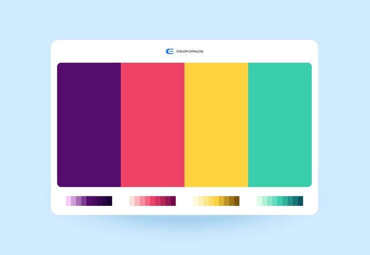 Vector color palette 38