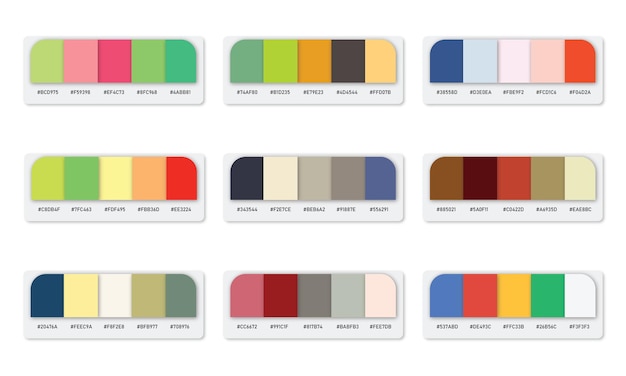 Combinazione di palette di colori