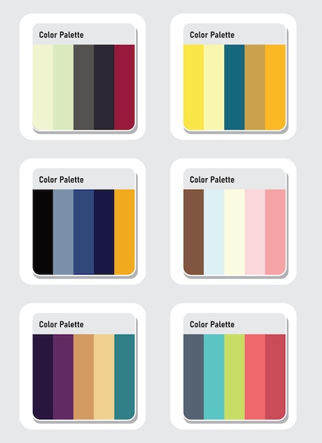 color palette set
