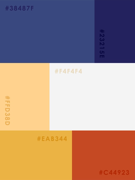 Vector color palette