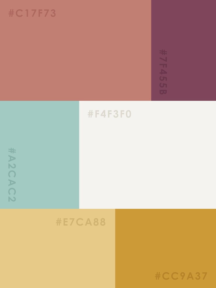 Vector color palette