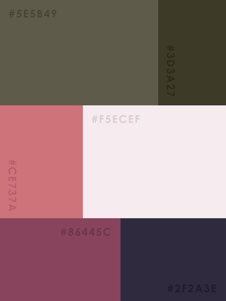 Vector color palette