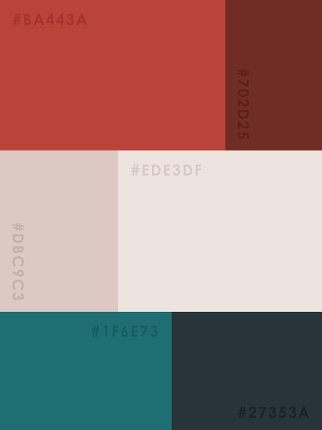 Vector color palette