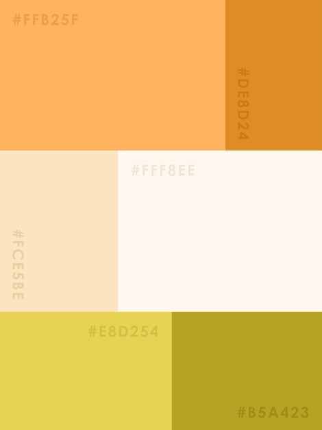 Vector color palette