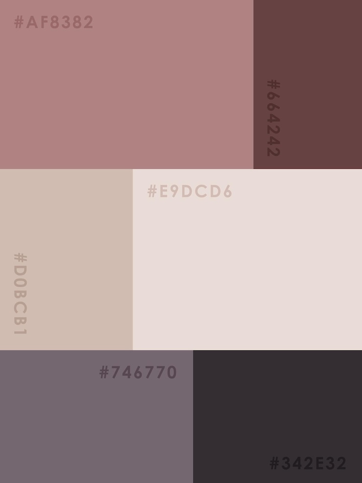 Vector color palette