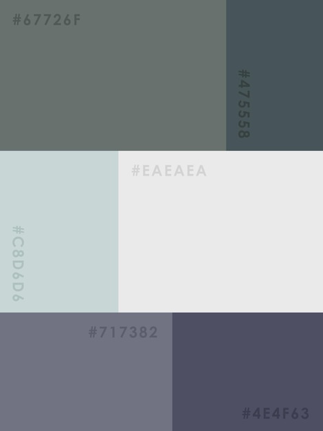 Vector color palette